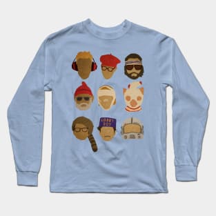 Wes Anderson Hats Long Sleeve T-Shirt